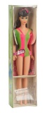 Brunette Straight Leg 1969 Barbie with Box, Stand, Booklet, Costume 250/350