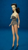 Brunette Ponytail Barbie, #2 issue, in Original Swimsuit 1200/3200