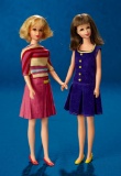 Two Twist 'n Turn Francie Dolls in Original Costumes 200/300