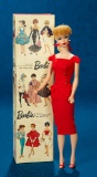 Ash-Blonde Ponytail Barbie, Issue #6 in Red Sheath Dress with Original Box  150/250