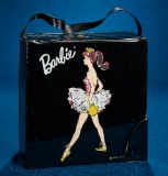 Black Vinyl Travel Case with Barbie Ballerina Theme 100/150