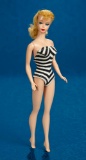 Blonde Ponytail Barbie, #5 Issue, in Original Swimsuit 100/150
