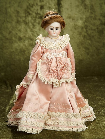 13" German bisque lady doll by Alt, Beck and Gottschalk $300/500