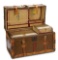 Grand 19th Century Doll Trunk with Especially Fine Interior 600/900