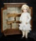 French Bisque Bebe Modele Leon Casimir Bru Wooden Articulated Body,Signed Shoes 18,000/25,000