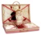 Petite French Bisque Bebe by Gaultier in Presentation Case with Trousseau 3800/5200