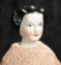 German Porcelain Lady Doll with Rare Coiffure 900/1300