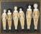 German Sample Board with Porcelain Dolls 500/800