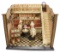 Wonderful German Wooden Candy Shop with Pierrot and Pierrette 2500/3500