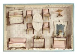 All-Original French Luxury Dollhouse Furnishings in Presentation Box 700/900