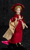 Rare German Bisque Lady Doll, 1469, by Simon and Halbig in Original Costume 2500/3500