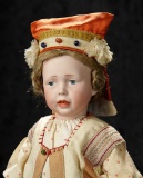 German Bisque Art Character, Model 112, Kammer and Reinhardt, Rare Painted Teeth 7000/9500