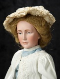 Very Rare German Bisque Art Character Lady, Model 152, by Simon & Halbig 18,000/25,000