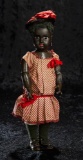 Beautiful French Bisque Bebe with Rich Ebony Complexion by Jules Steiner 6000/8000