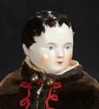 German Porcelain Boy with Rare Turned Shoulderhead 400/600