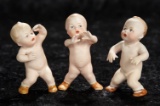 Three German All-Bisque Characters by Gebruder Heubach 400/600
