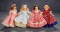 Set, Four Composition Tiny Betty Dolls as 