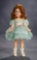 Composition Red-Haired Wendy-Ann in Original Aqua Organdy Dress 400/600