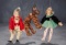 Three Tony Sarg Marionettes from Tingling Circus Set with Original Boxes 900/1300