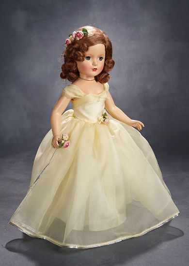 The Quintessential Margaret Rose Bridesmaid in Yellow Gown 1950 2200/2800