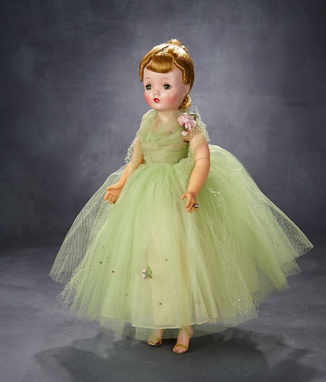 Gorgeous Cissy in Pale Green Tulle Evening Gown, An Exclusive Edition, 1958 2000/3000