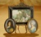19th Century Miniature Portraits and Framed Engraving 400/600