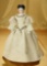 Rare German Bisque Sculpted Hair Doll by Simon and Halbig with Original Body 1100/1500