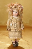 French Bisque Bebe by Leon Casimir Bru in Extremely Rare Size 0, Signed Bru Shoes 18,000/23,000