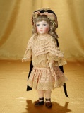 Outstanding and Rare French Bisque Bebe A.T. Andre Thuillier, Charming Petite Size 18,000/22,000