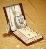 Two 19th Century Dance Cards and Mother-of-Pearl Lorgnette 300/500