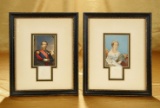 Pair, Early Engravings of French Emperor Napoleon III and Empress Eugenie 500/800