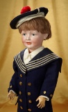 German Bisque Art Character, Model 151, by Simon and Halbig in Superb Larger Size 9000/14,000