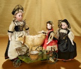 All-Original German Bisque Child by Simon and Halbig in Traditional Costume 700/900