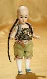 Large German All-Bisque Asian Child by Simon and Halbig 1100/1400