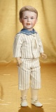 French Bisque Art Character, 235, by SFBJ in Antique Costume 800/1100