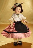 French Cloth Character Doll in Original Folklore Costume 500/800