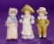 Trio, German Porcelain Children in the Kate Greenaway Manner by Dressel & Kister 300/400