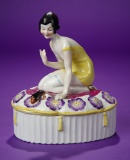 German Porcelain Vanity Box 