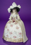 German Porcelain Figurine Likely Portraying Marie Antoinette by Ernst Bohne Sohne 500/800