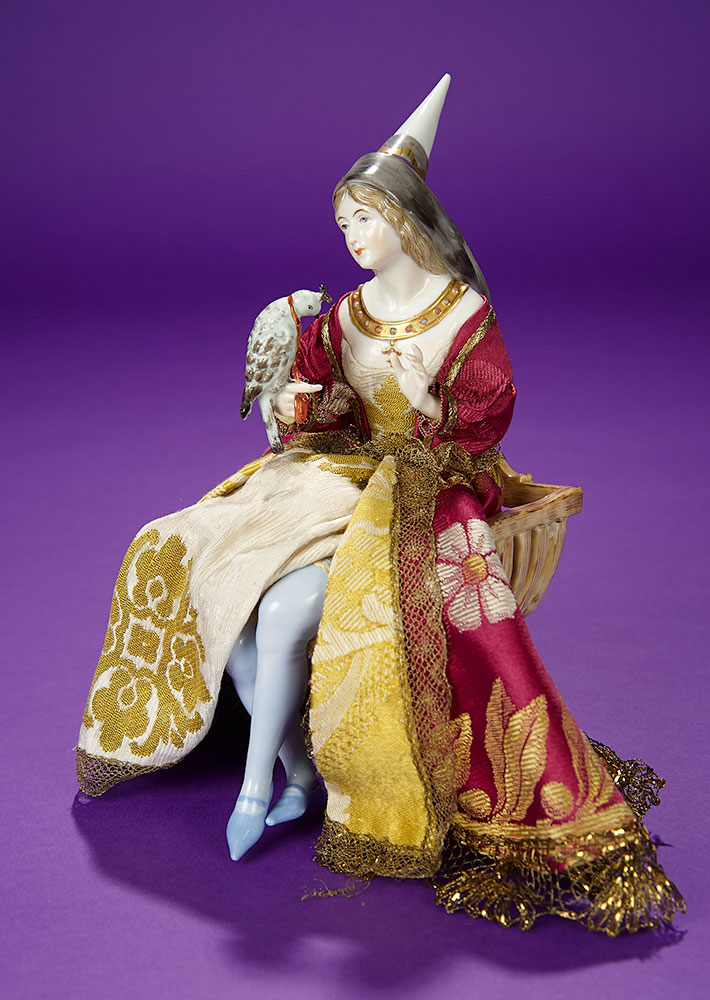 German Porcelain Half-Doll 