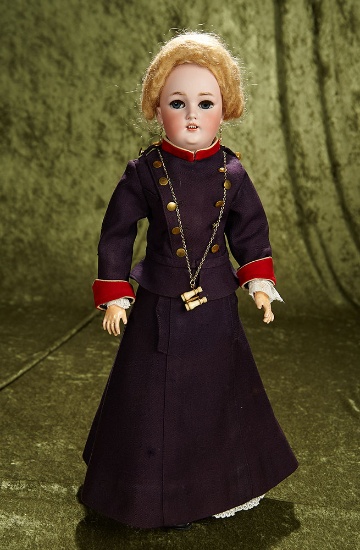 20" German bisque lady doll, 1159, by Simon and Halbig with adult lady body. $1100/1300