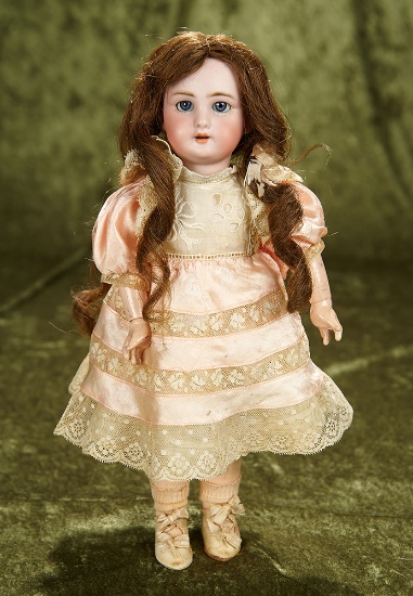 12" French bisque child doll "Dep" with original costume and shoes. $600/900
