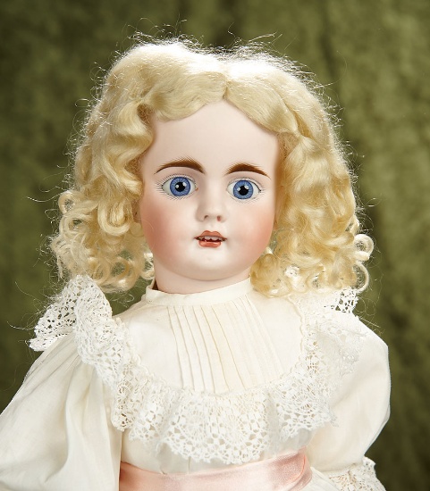 German bisque child, 224, by Bahr and Proschild with beautiful expression. $400/600