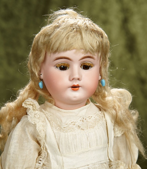 20" All-original German bisque child, model 99, by Handwerck. $500/750