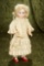 Sonneberg bisque closed mouth doll with mystery markings. $500/750