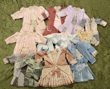 Twelve silk dresses in the French bebe style for 14