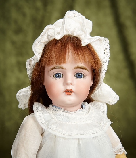 17" German bisque child, 164, by Kestner with original signed body. $400/600