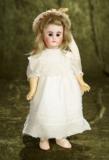 11" Petite German bisque closed mouth child, model 212, by Bahr and Proschild. $800/1000