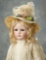 Rare and Beautiful German Bisque Doll, IV, by Simon and Halbig 7500/9500