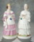 Pair, French Porcelain Figurines as Flacons by Valentin-Heber of Rouen 400/500